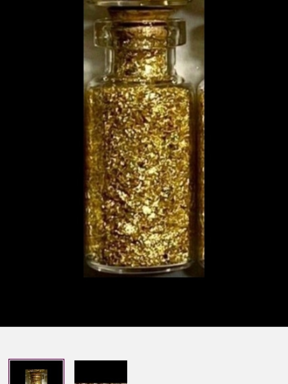 Mimi-Gold Flake Jar
